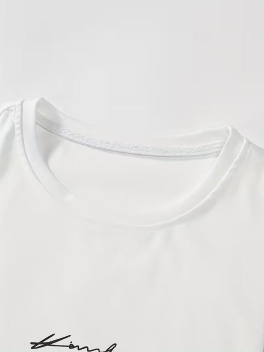 Conjunto de Camiseta Corta y Pantalones Cortos para Hombre