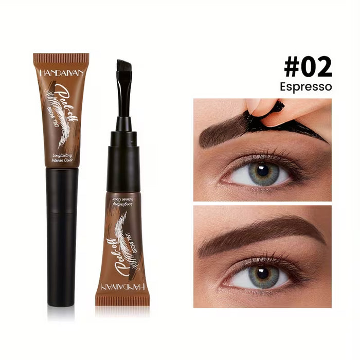 SHEIN Gel para cejas tipo tatuaje, semipermanente, tintura uniforme