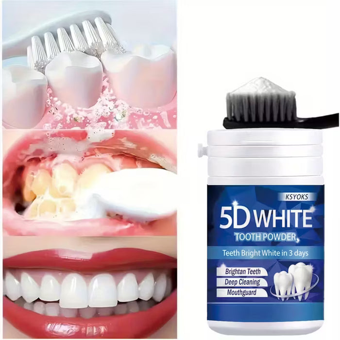 KSYOKS Polvo Dental Blanco, Refrescante Bucal