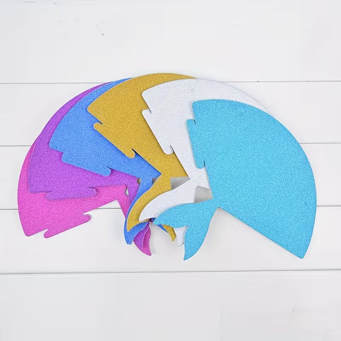 SHEIN Conjunto de 6 sombreros cónicos de fiesta con cola de sirena