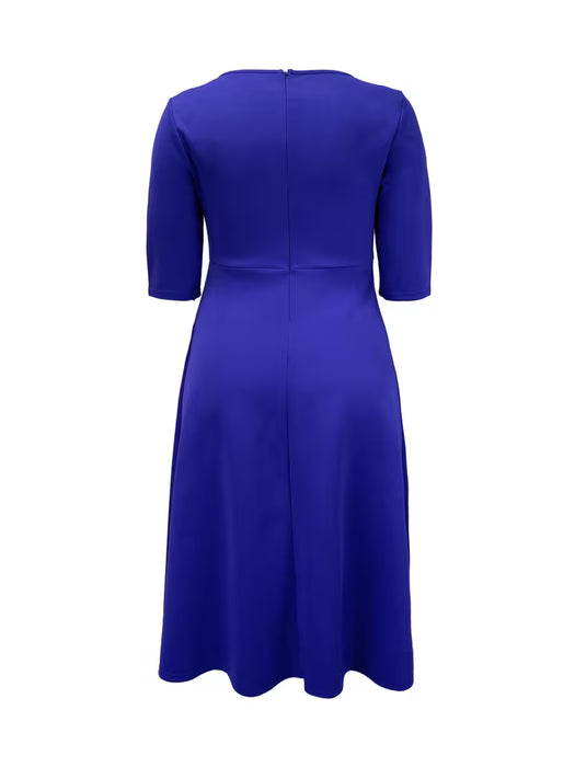 Vestido de trabajo elegante para mujer, Vestido de Talla Grande a la Moda y Elegante