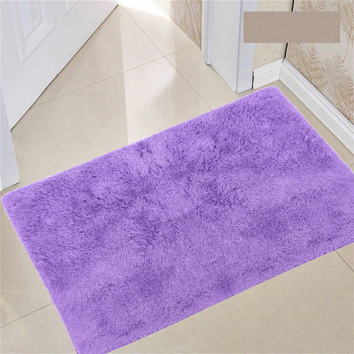 1 alfombra suave y esponjosa para dormitorio, antideslizante, de felpa suave y pelud - Quierox - Tienda Online