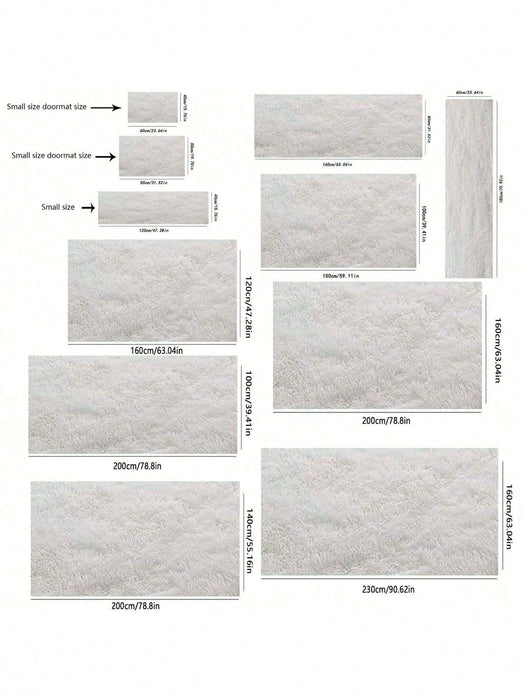 1 alfombra suave y esponjosa para dormitorio, antideslizante, de felpa suave y pelud - Quierox - Tienda Online