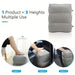 1 almohada inflable para reposapiés, portátil, ajustable, de tres niveles de altura para viajes - Quierox - Tienda Online