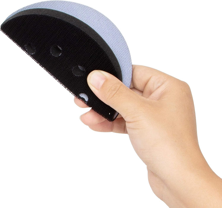 1 Almohadilla de soporte para discos de lijado con velcro y 8 orificios de 5" para máquinas pulidoras y lijadoras - Quierox - Tienda Online