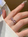 1 anillo ajustable con forma de corazón y lazo rosa, para mujeres - Quierox - Tienda Online