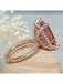1 anillo de compromiso para mujer, de aleación decorado con circonita cúbica de lujo - Quierox - Tienda Online