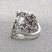 1 anillo de cuchara vintage con flores grabadas en la superficie - Quierox - Tienda Online