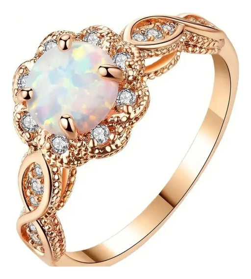 1 Anillo de mujer elegante con diamante de imitación, ideal para salidas - Quierox - Tienda Online