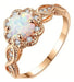 1 Anillo de mujer elegante con diamante de imitación, ideal para salidas - Quierox - Tienda Online