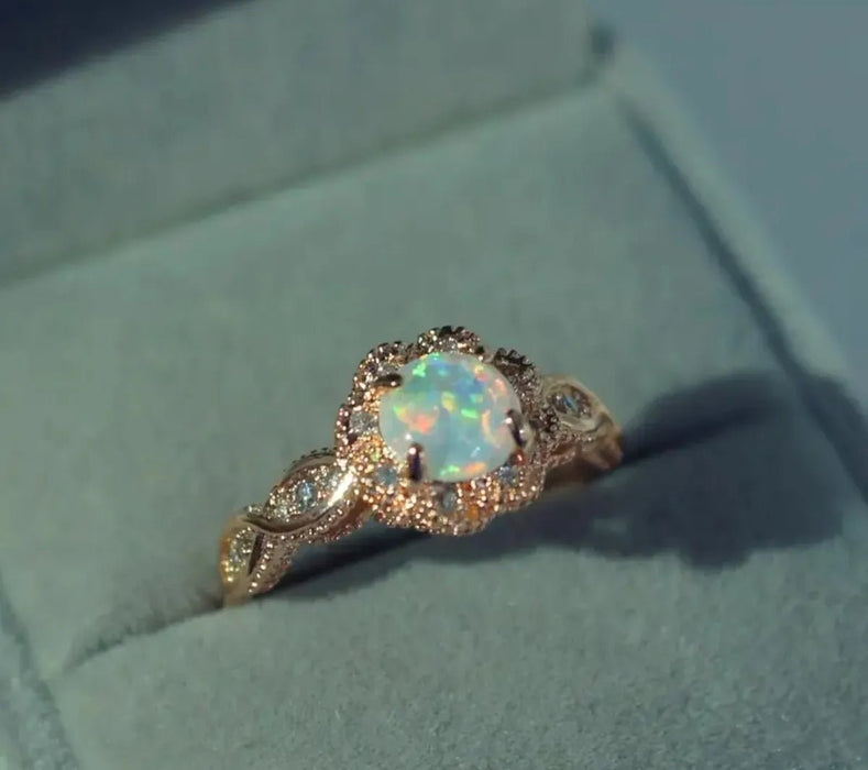 1 Anillo de mujer elegante con diamante de imitación, ideal para salidas - Quierox - Tienda Online