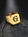 1 anillo decorativo con letras para hombre, ideal como regalo de joyería y para fiestas. - Quierox - Tienda Online
