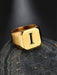 1 anillo decorativo con letras para hombre, ideal como regalo de joyería y para fiestas. - Quierox - Tienda Online