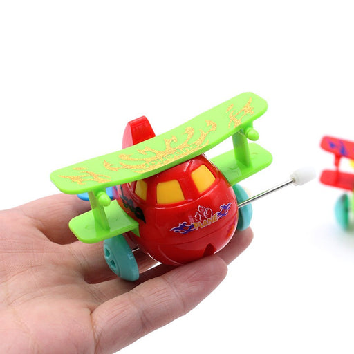 1 Aviones giratorios de dibujos animados para niños, juguete educativo de cuerda - Quierox - Tienda Online
