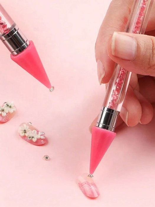 1 bolígrafo de punta de taladro para decoración de uñas con diamantes de imitación - Quierox - Tienda Online
