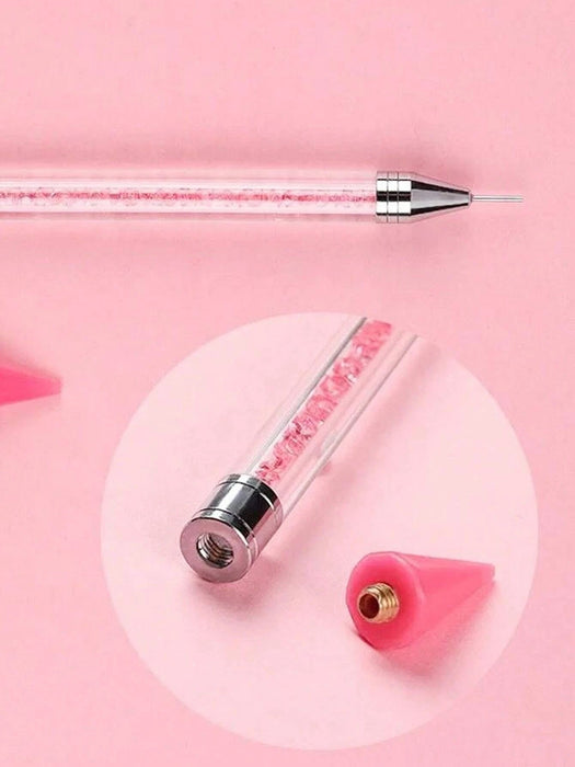 1 bolígrafo de punta de taladro para decoración de uñas con diamantes de imitación - Quierox - Tienda Online