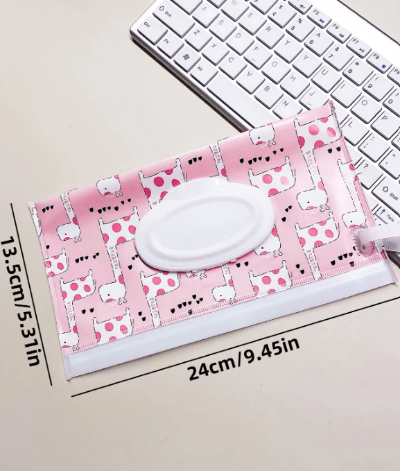 1 bolsa de pañuelos con tapa abatible y cordón para cama, cochecito y coche - Quierox - Tienda Online