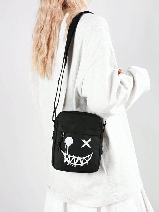 1 bolso de hombro mini de tela Oxford de color liso, bolso cruzado informal y minimalista - Quierox - Tienda Online