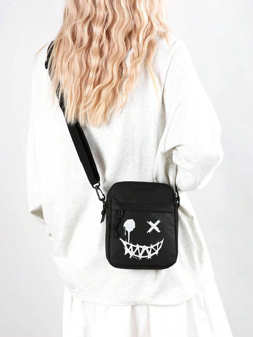 1 bolso de hombro mini de tela Oxford de color liso, bolso cruzado informal y minimalista - Quierox - Tienda Online