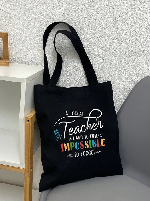 1 Bolso Sencillo, Ámalos, Enséñales, Míralos Crecer - Bolso Organizador para Maestras - Quierox - Tienda Online