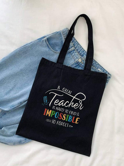 1 Bolso Sencillo, Ámalos, Enséñales, Míralos Crecer - Bolso Organizador para Maestras - Quierox - Tienda Online