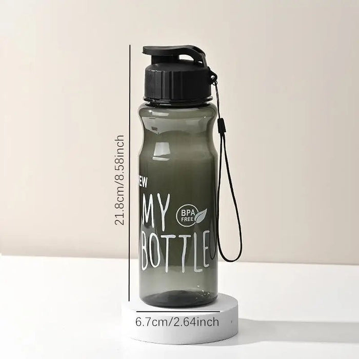 1 Botella de Agua Deportivas Transparentes PET de 550ml - Quierox - Tienda Online