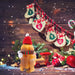 1 Botella de Hombre de Jengibre Navideño con Mini Bufanda y Gorro - Quierox - Tienda Online