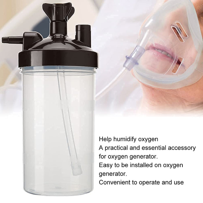 1 Botella humidificadora para concentrador de oxígeno - Quierox - Tienda Online