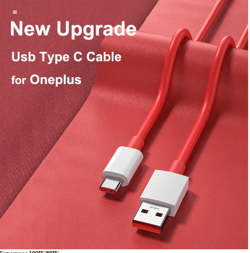 1 Cable original Supervooc Warp USB tipo C de 100 W (8 A) para celular - Quierox - Tienda Online