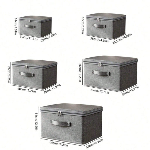 1 caja de almacenamiento apilable extragrande e impermeable: organizador versátil - Quierox - Tienda Online
