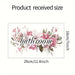 1 calcomania, adorno elegante adhesivo floral para puerta del baño - Quierox - Tienda Online