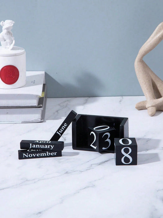 1 calendario creativo de madera con números para decorar sala de estar, estudio, tienda y barra. - Quierox - Tienda Online