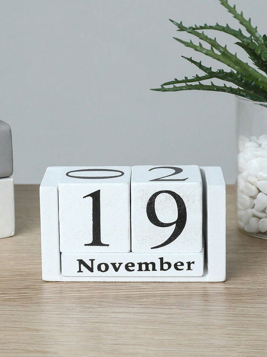 1 calendario creativo de madera con números para decorar sala de estar, estudio, tienda y barra. - Quierox - Tienda Online