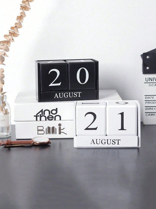 1 calendario creativo de madera con números para decorar sala de estar, estudio, tienda y barra. - Quierox - Tienda Online