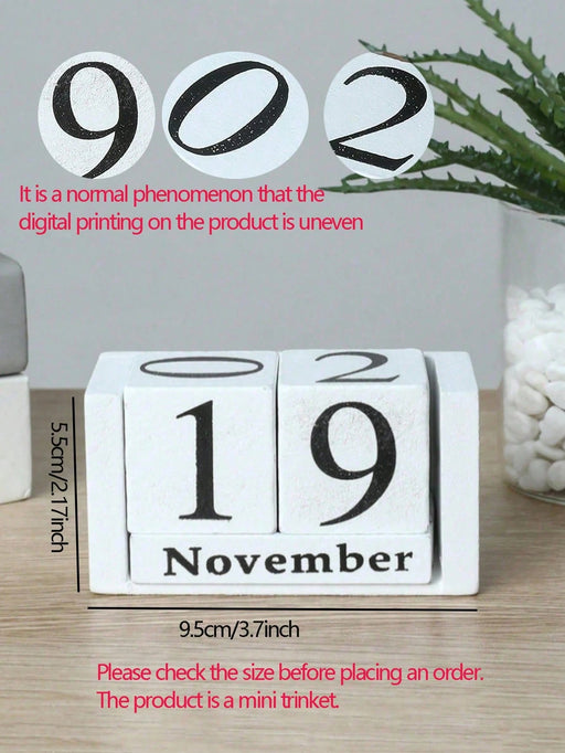 1 calendario creativo de madera con números para decorar sala de estar, estudio, tienda y barra. - Quierox - Tienda Online