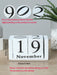 1 calendario creativo de madera con números para decorar sala de estar, estudio, tienda y barra. - Quierox - Tienda Online