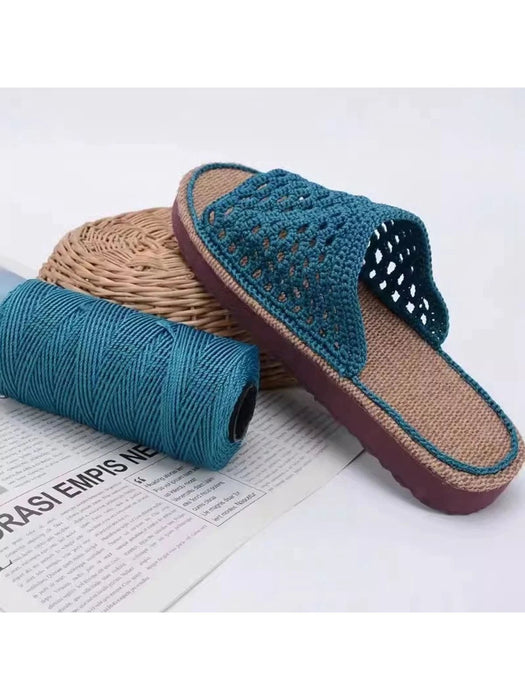 1 carrete de hilo de ganchillo de mezcla de polipropileno y seda de hielo para tejer a mano - Quierox - Tienda Online