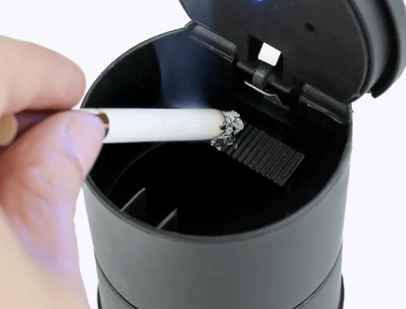 1 cenicero para coche nuevo, para guardar monedas, basura, cigarros, tamaño universal - Quierox - Tienda Online