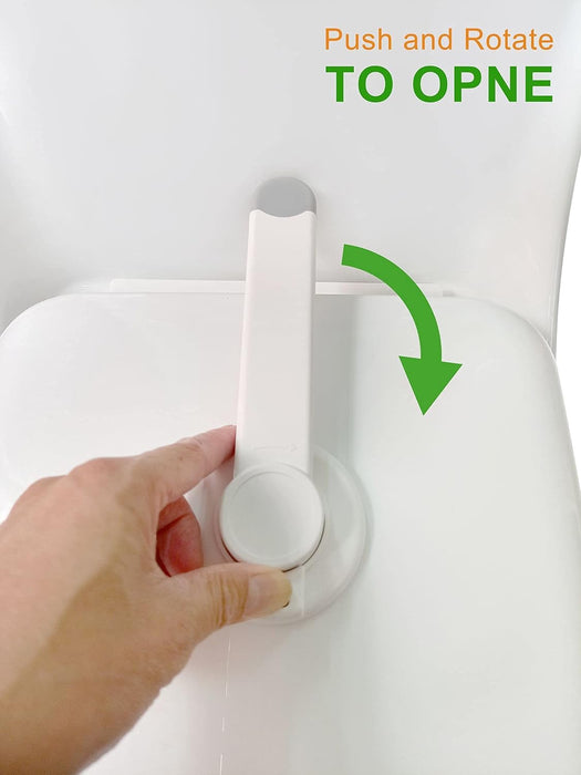 1 Cerradura de inodoro a prueba de mascotas para la mayoría de los asientos de inodoro - Quierox - Tienda Online