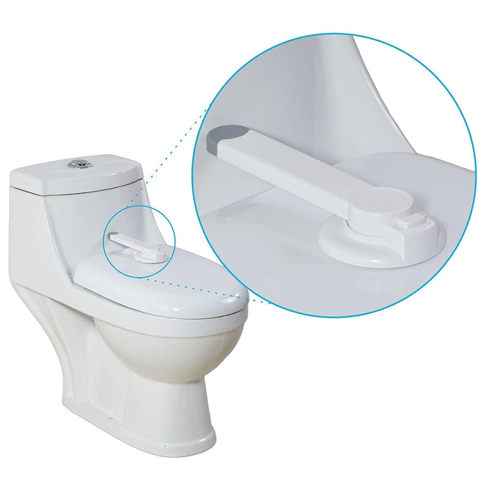 1 Cerradura de inodoro a prueba de mascotas para la mayoría de los asientos de inodoro - Quierox - Tienda Online