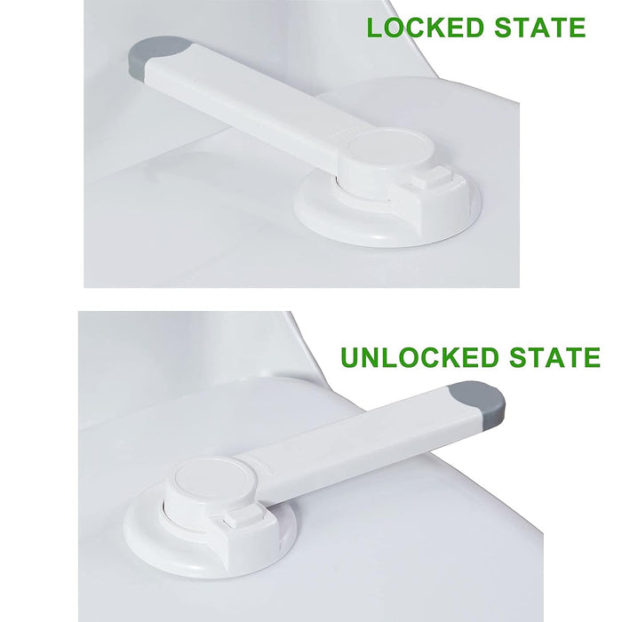 1 Cerradura de inodoro a prueba de mascotas para la mayoría de los asientos de inodoro - Quierox - Tienda Online