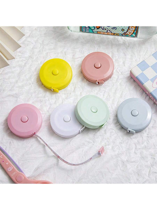 1 Cinta métrica automática retractil Macaron, cinta métrica flexible mini para medición de ropa - Quierox - Tienda Online