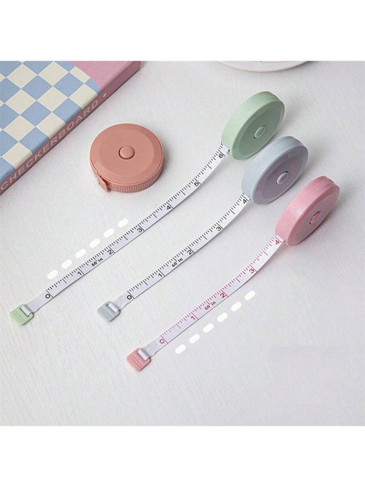 1 Cinta métrica automática retractil Macaron, cinta métrica flexible mini para medición de ropa - Quierox - Tienda Online