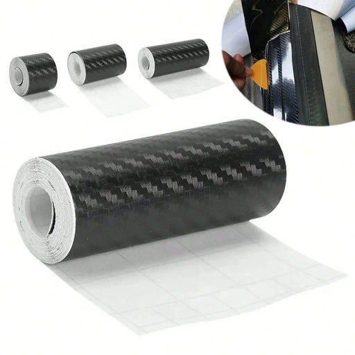 1 Cinta protectora de borde de puerta de coche de nanofibra de carbono 3D 7*300cm - Quierox - Tienda Online