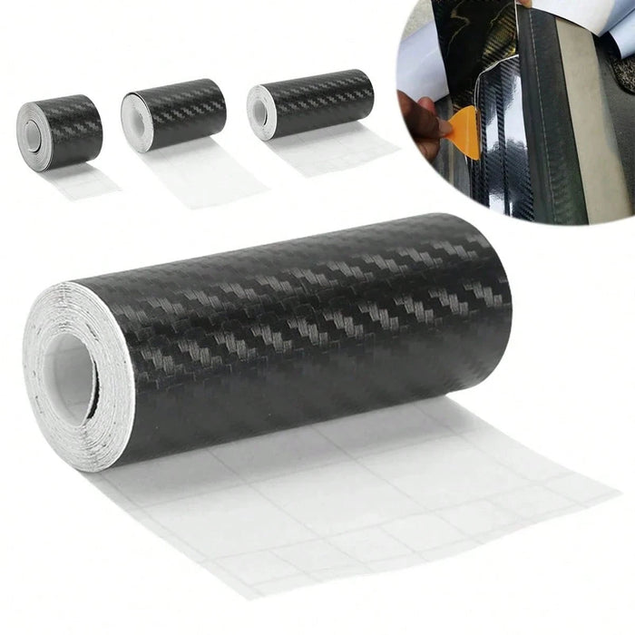 1 Cinta protectora de borde de puerta de coche de nanofibra de carbono 3D 7*300cm - Quierox - Tienda Online