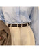1 Cinturón casual de mujer, estilo jeans, sencillo y fino, para uso diario - Quierox - Tienda Online