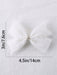 1 Clip de pelo con lazo de tela blanca, para el cabello con perlas falsas y rhinestones - Quierox - Tienda Online