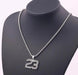 1 Collar con colgante 23 con diamantes brilloso de imitacion para hombre - Quierox - Tienda Online