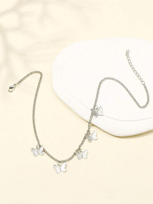 1 collar minimalista con colgante de mariposa delicado para mujer - Quierox - Tienda Online