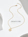1 collar minimalista y elegante con colgante de sol, ideal para uso diario. - Quierox - Tienda Online